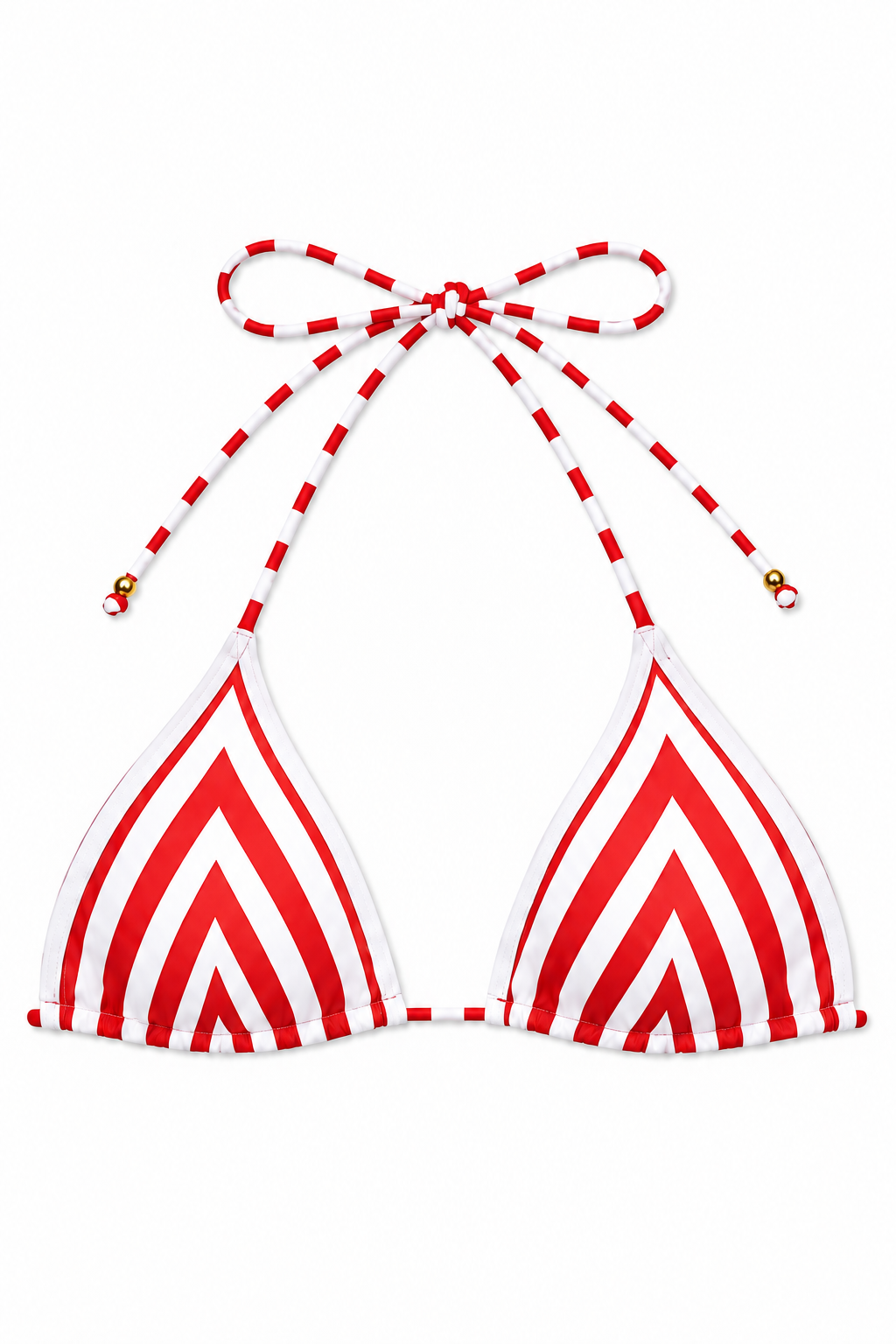 Candy Stripe Bikini Top